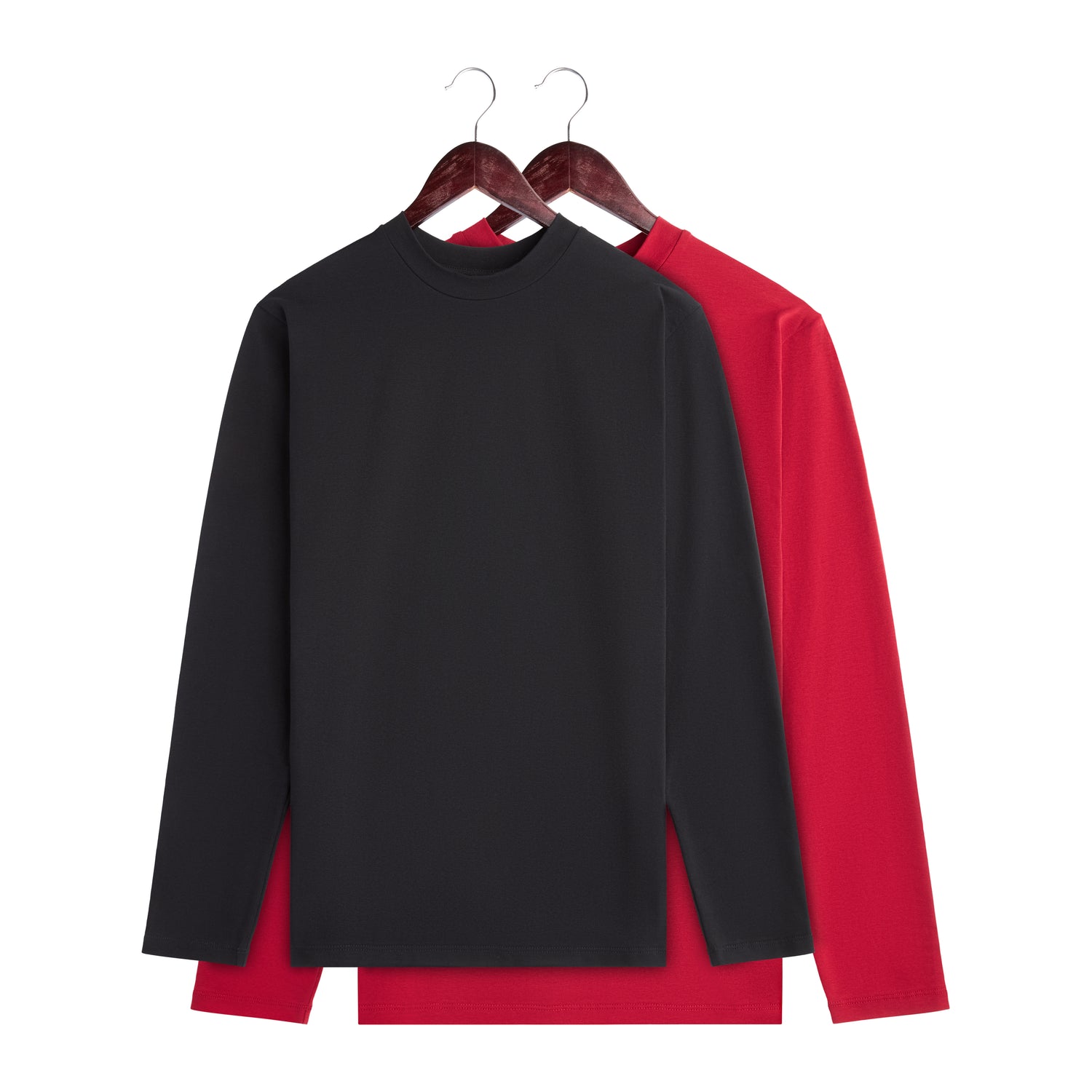 Longsleeve Czarny Czerwony Męski Sceptik